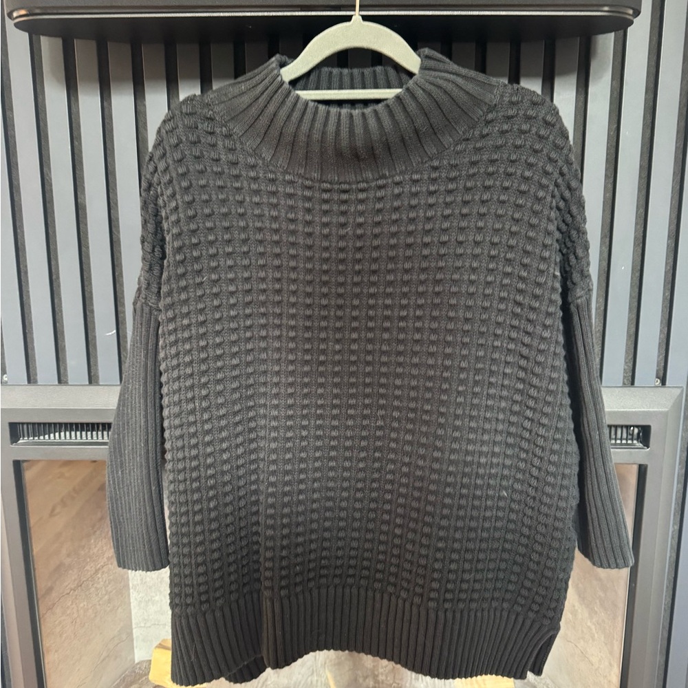 French Connection Black Cowl Neck Sweater